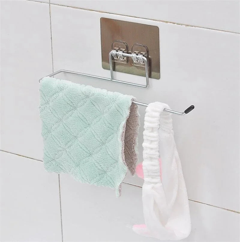 Adhesive Toilet Paper Holder for Bathroom Kitchen Organizer Towel Roll RackHanging Storage Stand Napkin Dispenser WC Accessories